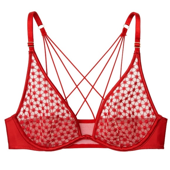 Victoria's Secret Other - STYLISH SET! VS NVR WORN RED VS BRA & PANTY😍